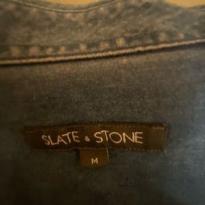 Slate and stone shirt